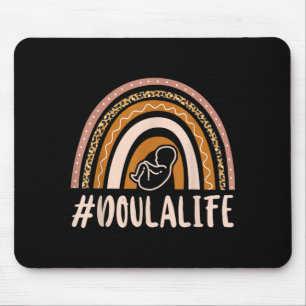 Doula Birth Worker Rainbow Doulalife Mouse Pad