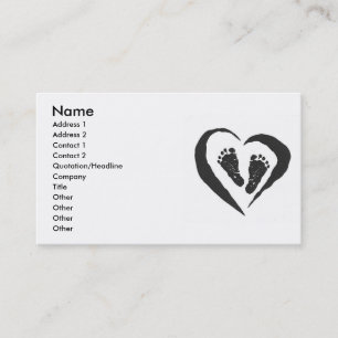 Doula Midwife  Business Card