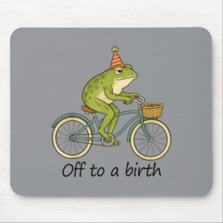 Doula Midwife Ld Nurse Childbirth Frog Meme Off To Mouse Pad
