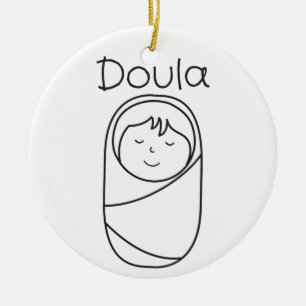 Doula Porcelain Ornament