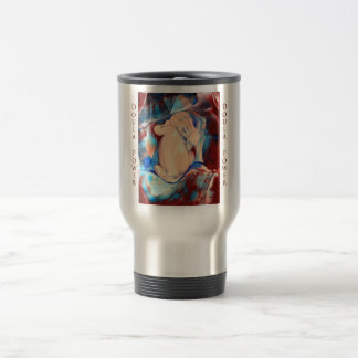 Doula power travel mug
