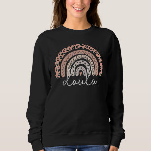 Doula Rainbow Birth Worker Midwife Baby Catcher Wo Sweatshirt