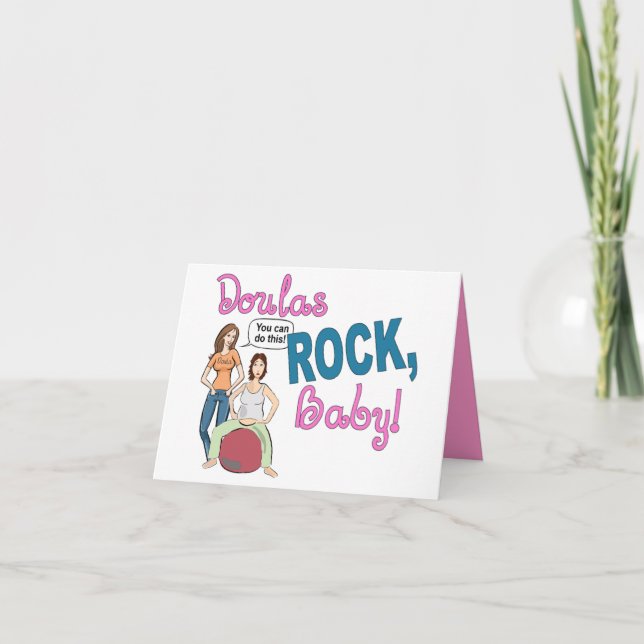 Doulas Rock! Notecard (Front)