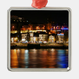 Douro river in Porto, Portugal Metal Ornament