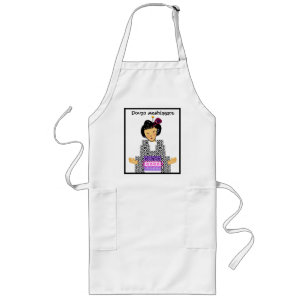 Douzo meshiagare "enjoy your meal" Japanese Long Apron