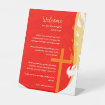Dove and Cross Confirmation Invitation