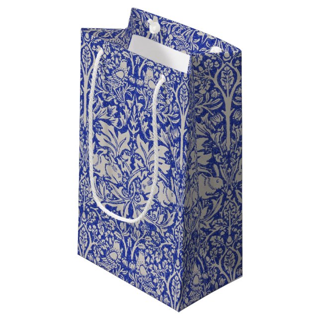 Dove and Rabbit, William Morris Small Gift Bag (Front Angled)
