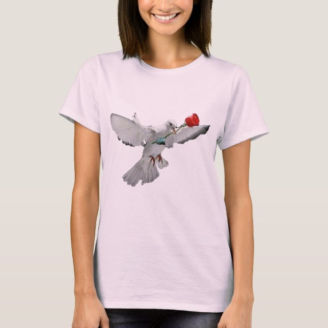 Dove and Rose T-Shirt (Front)