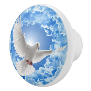 Dove Ceramic Knob
