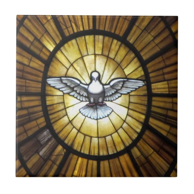 Dove Ceramic Tile (Front)