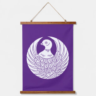 Dove circle hanging tapestry