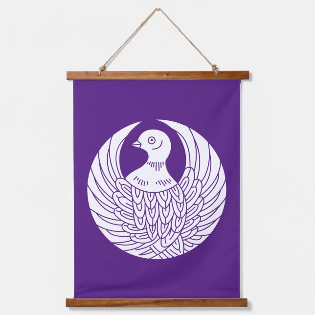 Dove circle hanging tapestry (Front)
