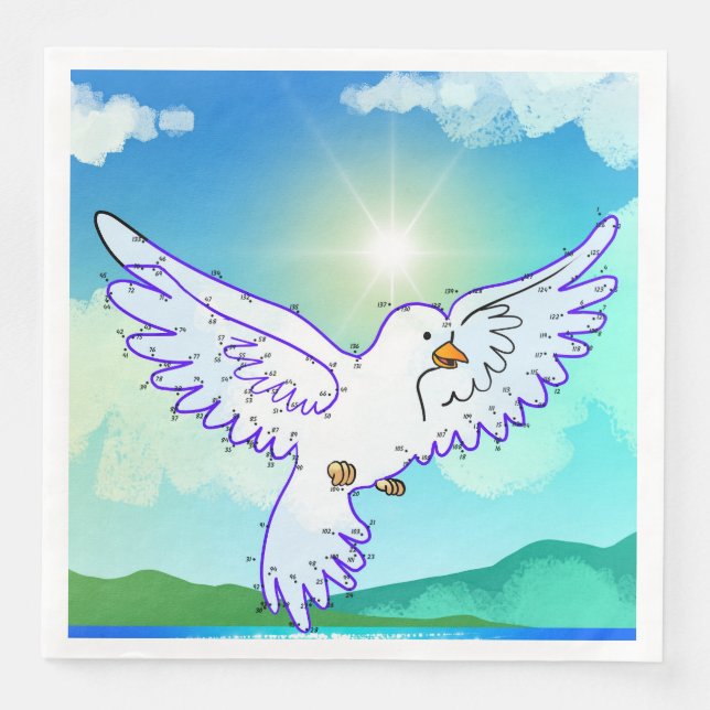 Dove Connect  Napkin (Front)