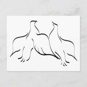 Dove Couple Clipart Postcard