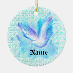 Dove Flying wedding  ornament