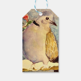 Dove gift tag