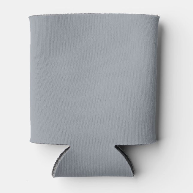 Dove Grey Solid Colour Can Cooler (Front)
