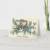 Dove Heart Forget-Me-Not Rose