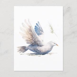 DOVE, HOLY SPIRIT, PEACE, RUACH BREATH OF HEAVEN POSTCARD
