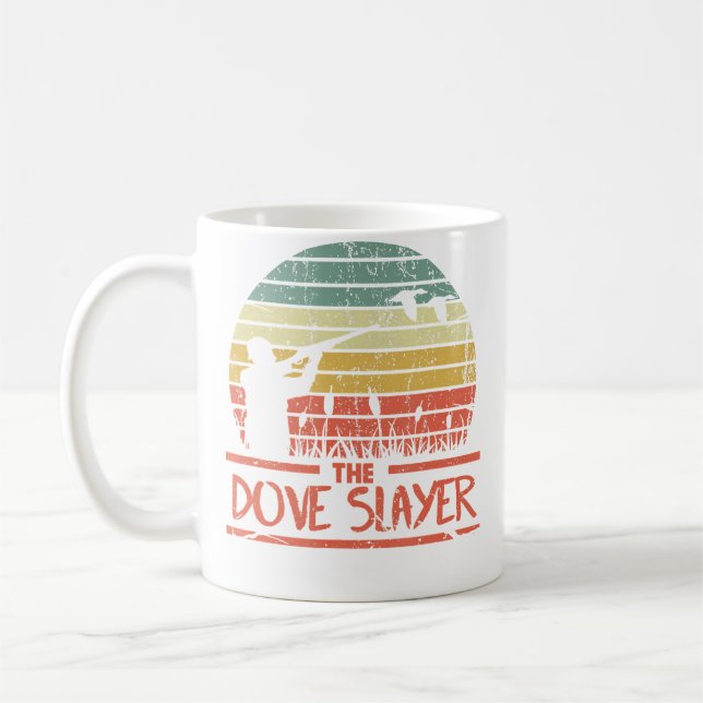 Dove Hunt Funny Hunting Coffee Mug (Left)
