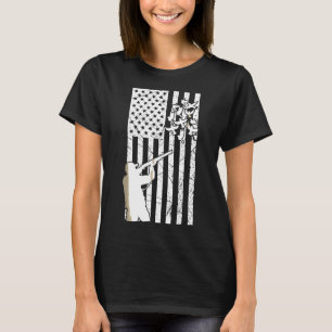 Dove Hunting Gear Shirt Gift-American Flag Hunter