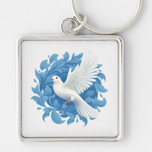 Dove Keychain