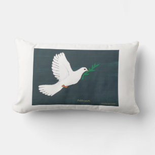 Dove - Kids Art for CHOC Lumbar Cushion