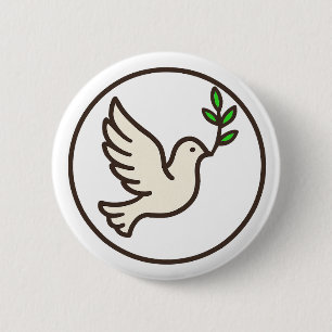Dove Line-Art Button 