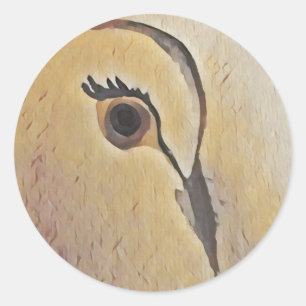 Dove Love Classic Round Sticker