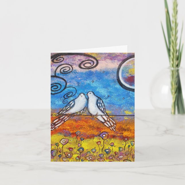 Dove Love Valentine's Day Card (Front)