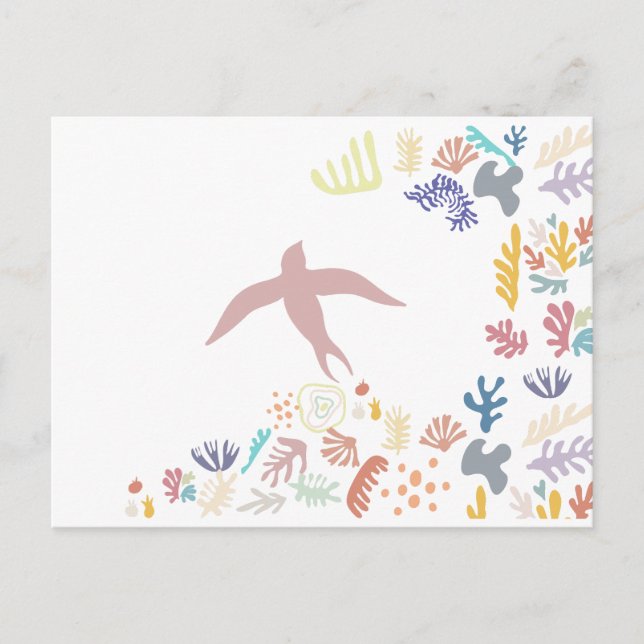 Dove Matisse Art Elements  Postcard (Front)