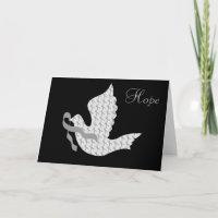Dove of Hope Grey Ribbon Brain Cancer Tumour
