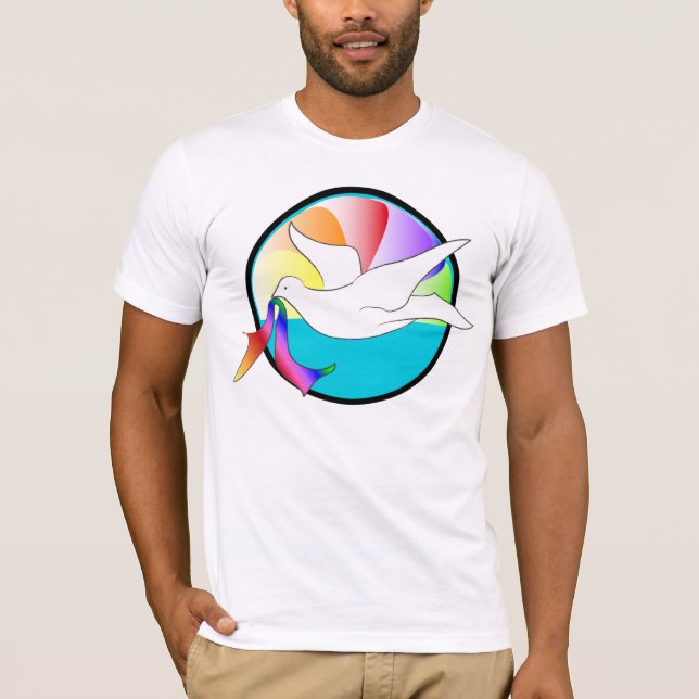 Dove of Love ( LGBTIQ) T-Shirt (Front)