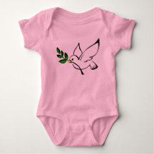 Dove of Peace Baby Outfit