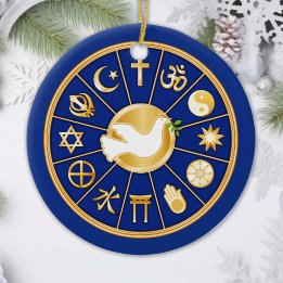 Dove of Peace Ceramic Tree Decoration