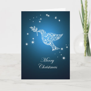 Dove of peace Christmas card