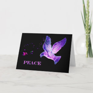 Dove of peace Christmas design Holiday Card