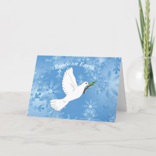 Dove of Peace Christmas Holiday Card