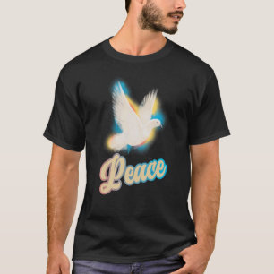 Dove Of Peace Colourful Dove For Peace Bible Churc T-Shirt