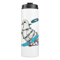 Dove of peace in Barbed Wire Embrace