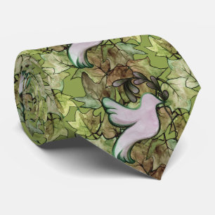 Dove of Peace on Earth and Hope for Worlds Peace Tie