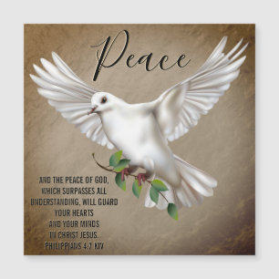 Dove of Peace Personalised Scripture Verse