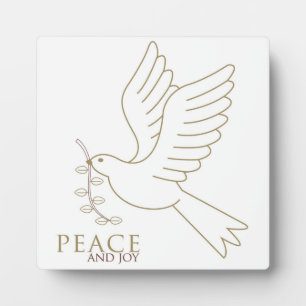 Dove of peace plaque