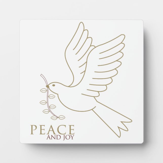 Dove of peace plaque (Front)