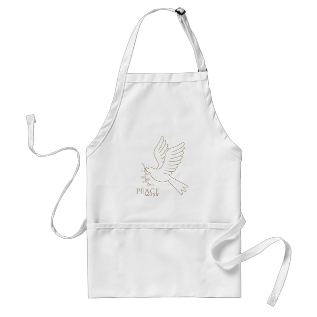 Dove of peace standard apron (Front)