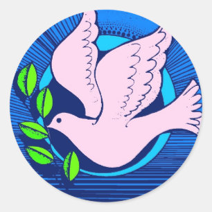 DOVE OF PEACE STICKER