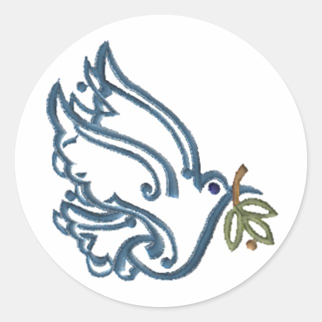 Dove Olive Branch Sticker (Front)