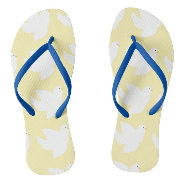 dove painting art thongs (Footbed)