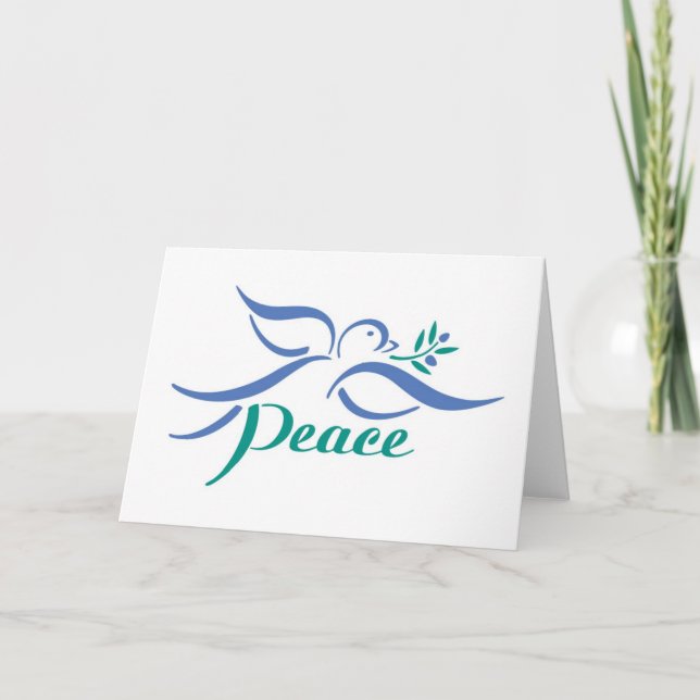Dove Peace Holiday Card (Front)