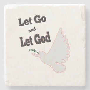Dove Peace Stone Coaster